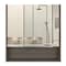 Tuhome Jaspe Mirror Cabinet, Three Internal Shelves, One Open Shelf, Double Door Cabinet, Light Gray GLZ5552 - alternate 8